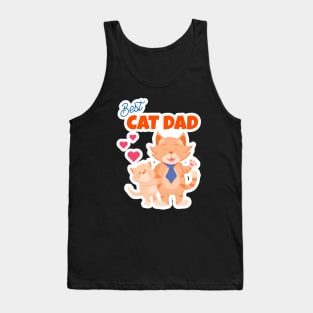 Best Cat Dad Tank Top